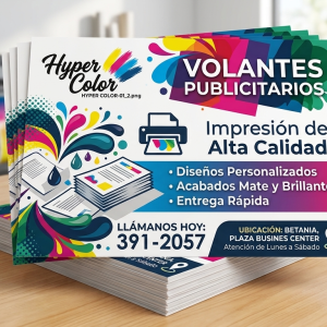 Impresion de volantes media pagina papeleria panama volantes